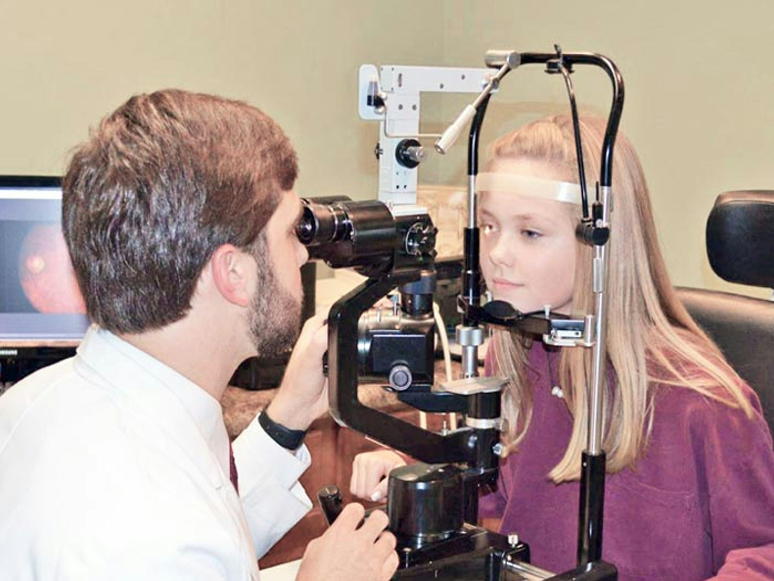 Optometry vision exam